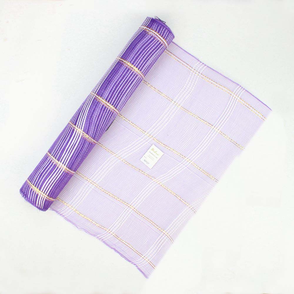 Floral Mesh Check Wrapping Supplier #60127