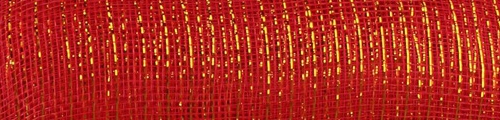 Deco Mesh Ribbons Wreath Making Metallic #60160