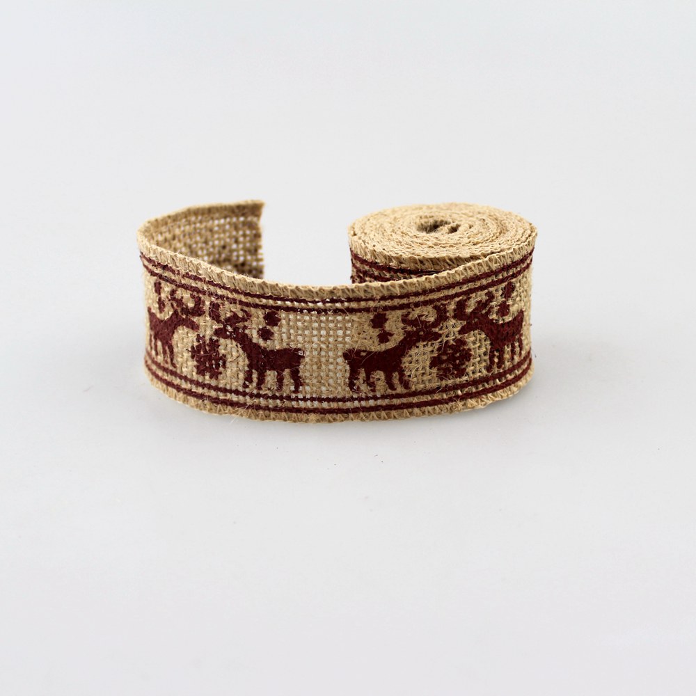 Burlap Ribbons With Printing Wholesale #60187