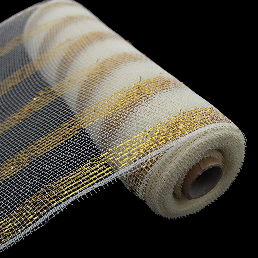 Metallic Poly Mesh 10 Inch