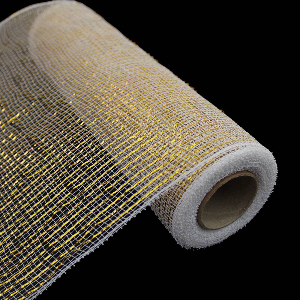 10 Inch Mettalic Poly Mesh